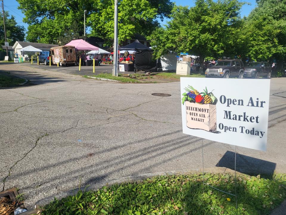 The Beechmont Open Air Market takes place Saturdays through the summer.