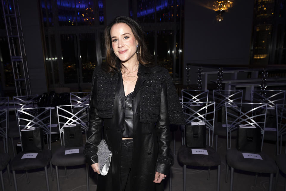 Ashley Biden attends the LaQuan Smith Fall/Winter 2023 fashion show at the Rainbow Room on Monday, Feb. 13, 2023, in New York. (Photo by Charles Sykes/Invision/AP)