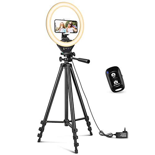 10'' Ring Light with 50'' Extendable Tripod