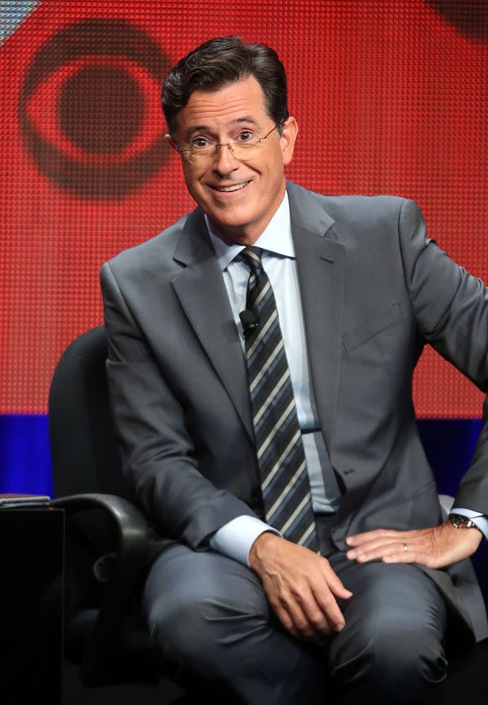 Without Beard: Stephen Colbert