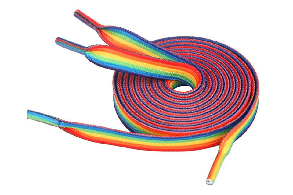 rainbow laces, shoe laces, rainbow shoe laces