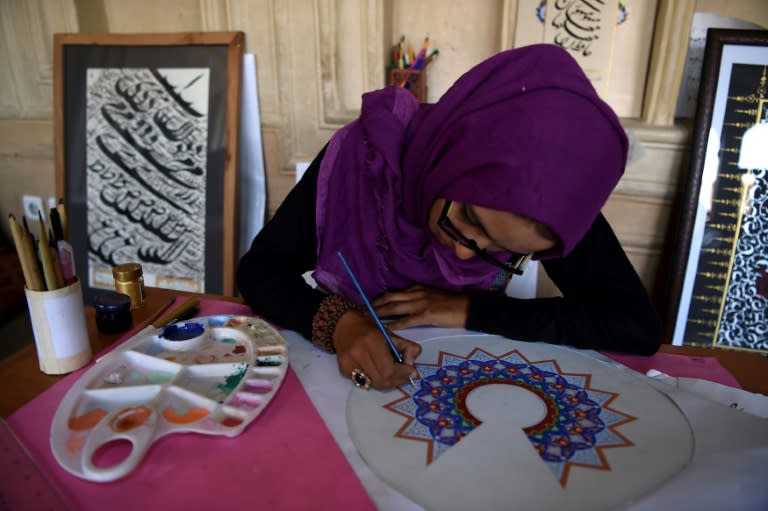 Ceramics, carpentry, and calligraphy: centuries of Afghan craftmanship honed on the ancient Silk Road are being preserved in Kabul, a rare success story for an aid project in the war-torn country that organisers are now hoping to replicate with refugees from Syria