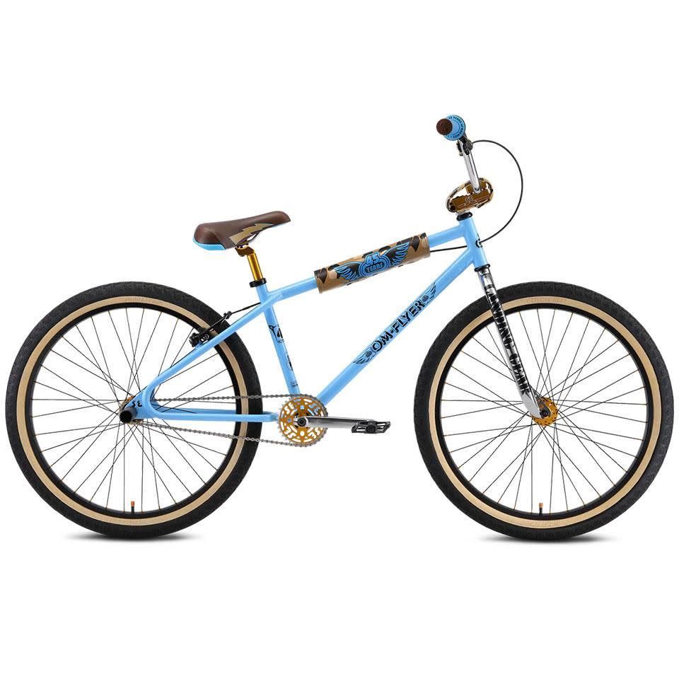 <p><a href="https://www.bikeexchange.com/a/freestyle-bmxs/se-bikes/ca/apple-valley/om-flyer-26/250226188?variant_id=156187107" rel="nofollow noopener" target="_blank" data-ylk="slk:Shop Now;elm:context_link;itc:0;sec:content-canvas" class="link ">Shop Now</a></p><p>OM Flyer 26</p><p>bikeexchange.com</p><p>$849.99</p>