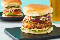 <p>To spice things up a bit, these chicken patties are seasoned with smoked paprika and loaded with <a href="https://www.delish.com/uk/cooking/recipes/a30425814/best-homemade-coleslaw-recipe/" rel="nofollow noopener" target="_blank" data-ylk="slk:crunchy, bright coleslaw;elm:context_link;itc:0;sec:content-canvas" class="link ">crunchy, bright coleslaw</a> to really give <a href="https://www.delish.com/uk/cooking/recipes/a28924339/best-burger-recipe/" rel="nofollow noopener" target="_blank" data-ylk="slk:beef burgers;elm:context_link;itc:0;sec:content-canvas" class="link ">beef burgers</a> a run for their money.</p><p>Get the <a href="https://www.delish.com/uk/cooking/recipes/a30322495/chicken-burgers-recipe-mslo1010/" rel="nofollow noopener" target="_blank" data-ylk="slk:Chicken Burgers;elm:context_link;itc:0;sec:content-canvas" class="link ">Chicken Burgers</a> recipe.</p>