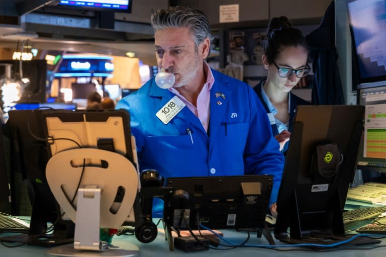 Un opérateur du New York Stock Exchange (SPENCER PLATT)