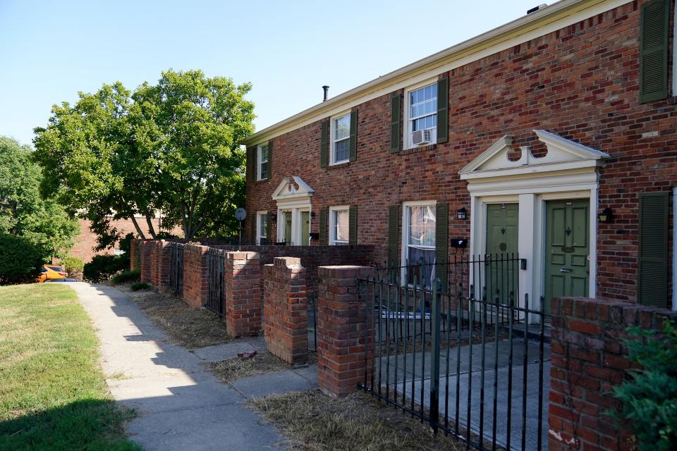 The company which manages the Williamsburg Apartment complex in Hartwell, is being sued by the City of Cincinnati for its lack of upkeep of the property, pictured, Wednesday, Sept. 20, 2023, in the Hartwell neighborhood of Cincinnati.