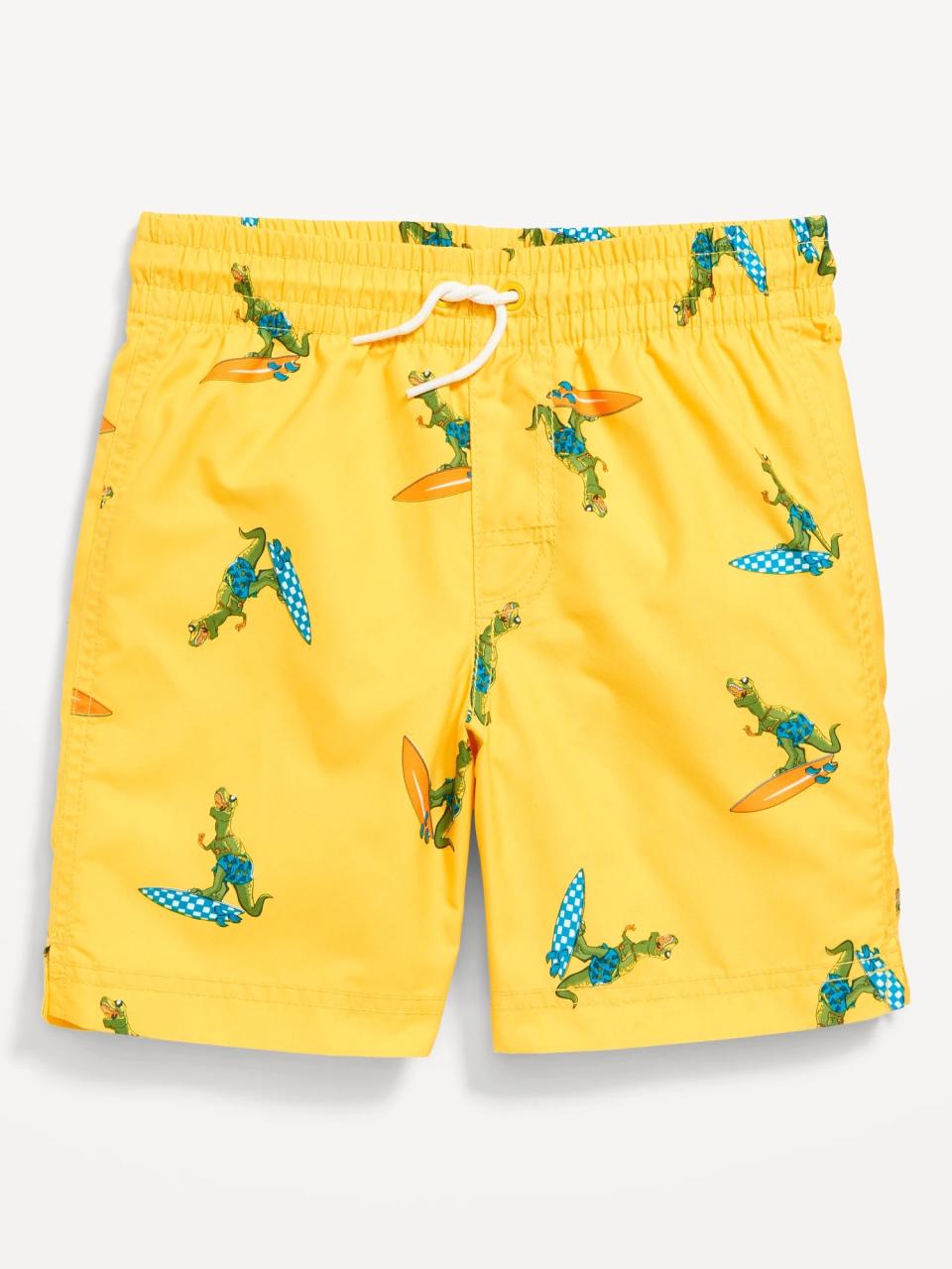 Printed Swim Trunks for Boys