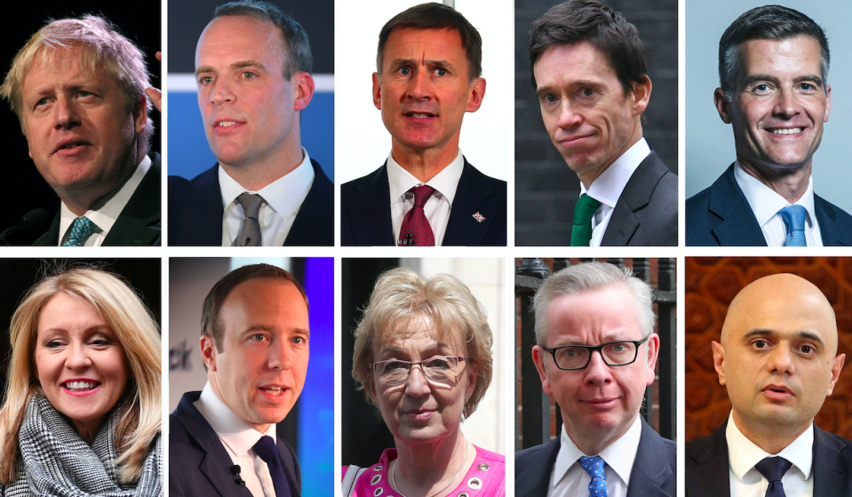 The first ballot of Tory leadership hopefuls will see at least one removed from the contest (PA)
