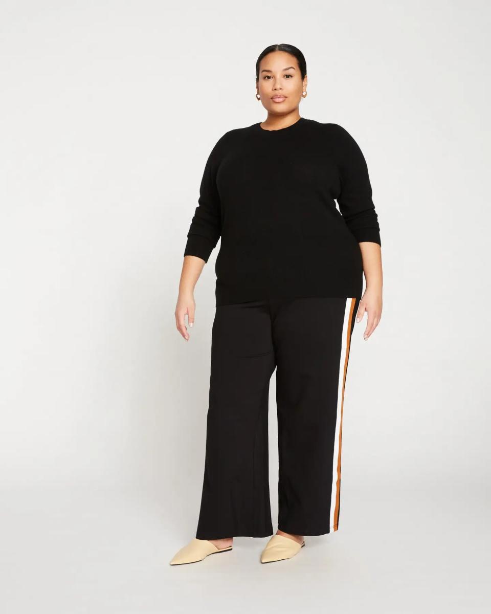 Universal Standard Stephanie Wide Leg Stripe Pants