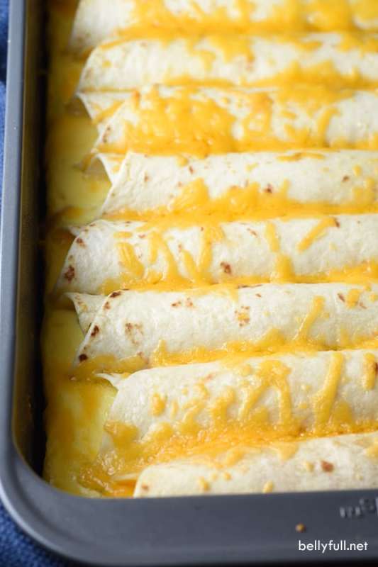 <p>Belly Full</p><p>This make-ahead breakfast enchiladas recipe can be made the night before and baked the next day!</p><p><strong>Get the recipe: <a href="https://bellyfull.net/make-ahead-breakfast-enchiladas/" rel="nofollow noopener" target="_blank" data-ylk="slk:Make-Ahead Breakfast Enchiladas;elm:context_link;itc:0;sec:content-canvas" class="link ">Make-Ahead Breakfast Enchiladas</a></strong></p><p><strong>Related: <a href="https://www.yahoo.com/lifestyle/23-crispy-crunchy-cheesy-breakfast-131943375.html" data-ylk="slk:23 Best Breakfast Quesadilla Recipes;elm:context_link;itc:0;sec:content-canvas;outcm:mb_qualified_link;_E:mb_qualified_link;ct:story;" class="link  yahoo-link">23 Best Breakfast Quesadilla Recipes</a></strong></p>