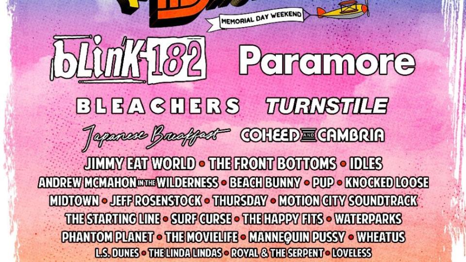 Blink182 and Paramore to Headline New Jersey’s Inaugural Adjacent