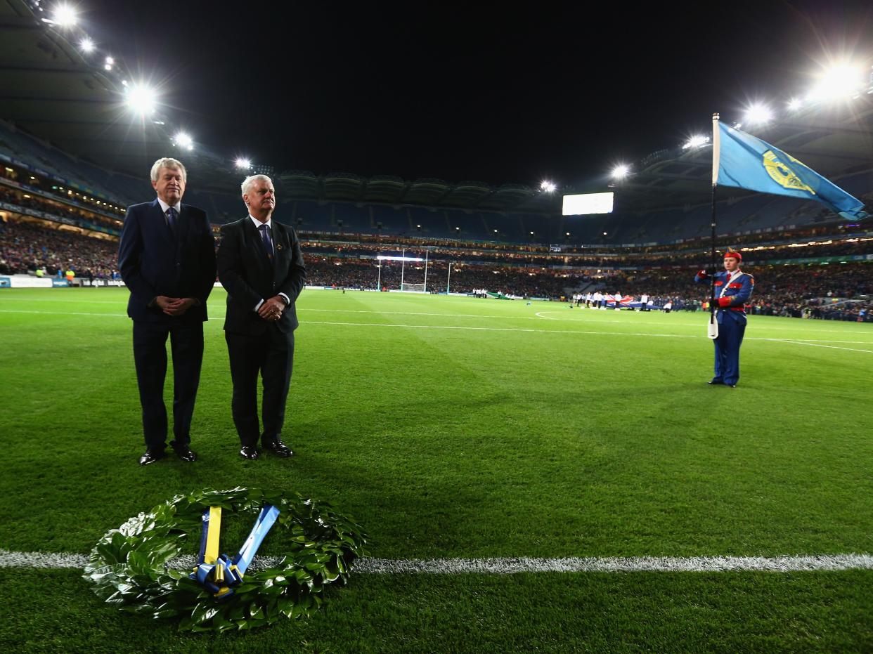 <p>The commemoration of the 95th anniversary of Bloody Sunday at Croke Park in 2015</p> (Getty Images)