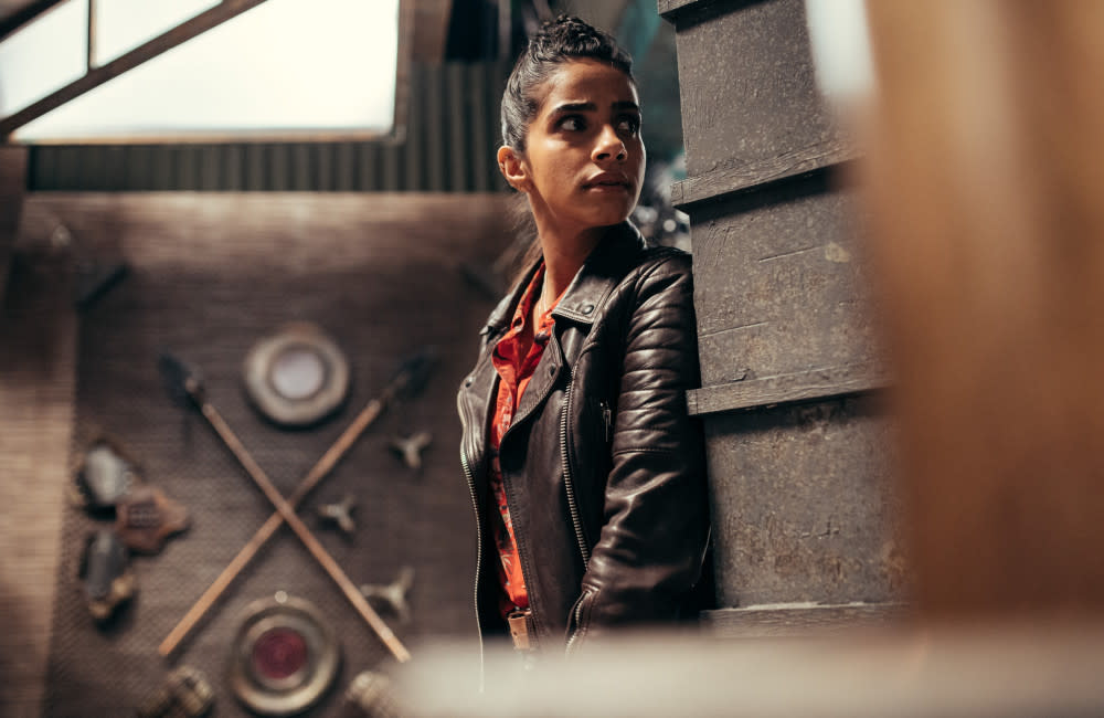 Mandip Gill suffered a minor injury filming a sword fight for the 'Doctor Who' Easter special credit:Bang Showbiz