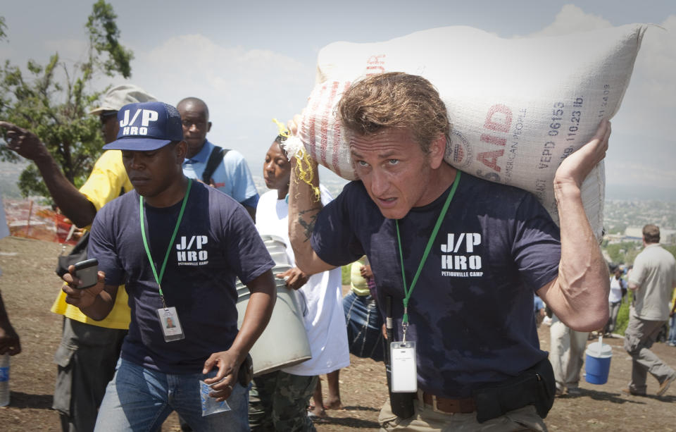 Sean Penn in Haiti