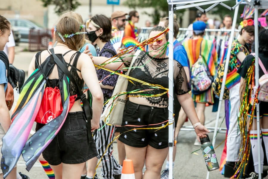 Grand Rapids Pride Festival on Saturday, June 22, 2024. (Michael Buck/WOOD TV8)