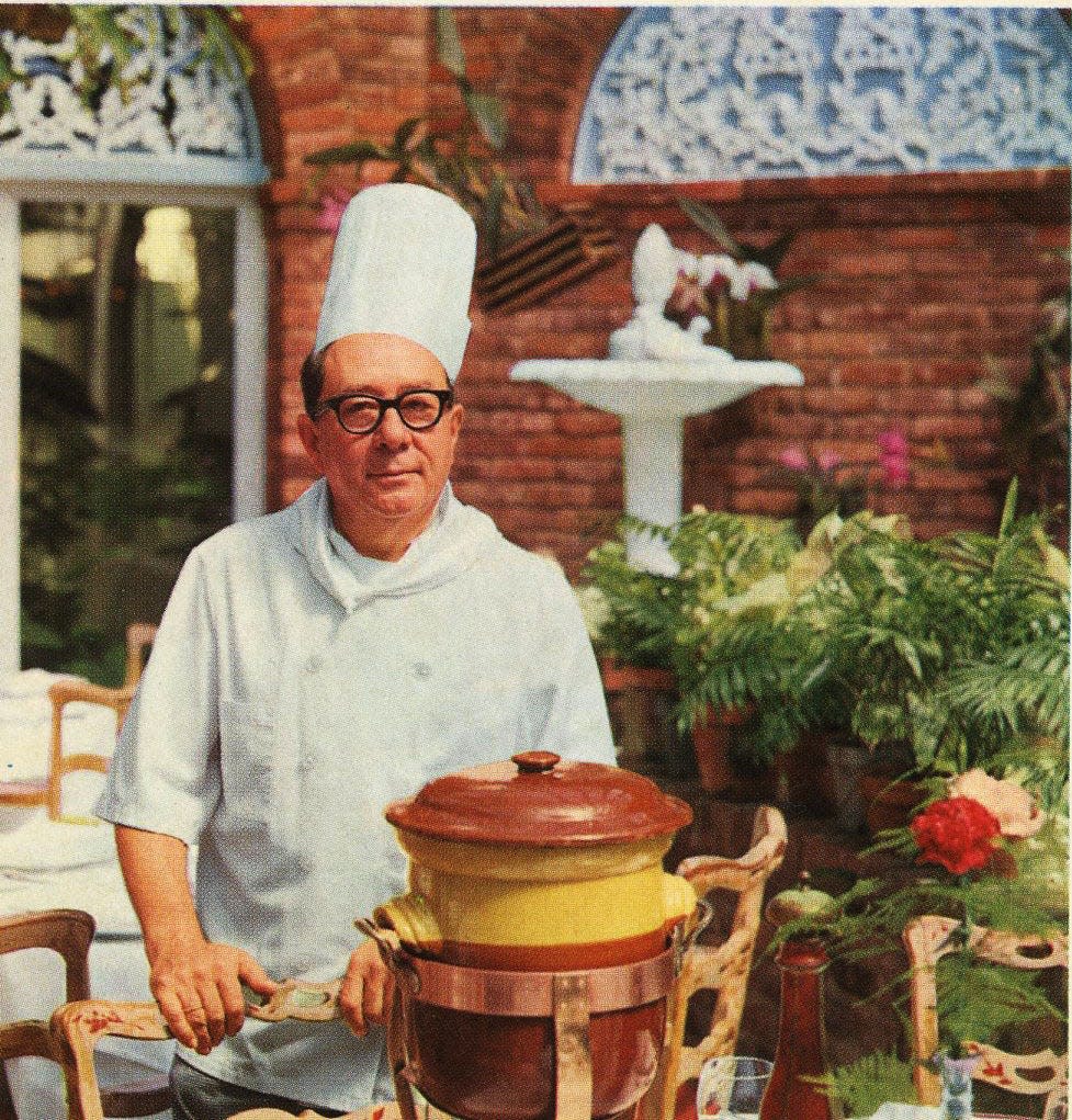 Chef Gus Pucillo in the 1960s.