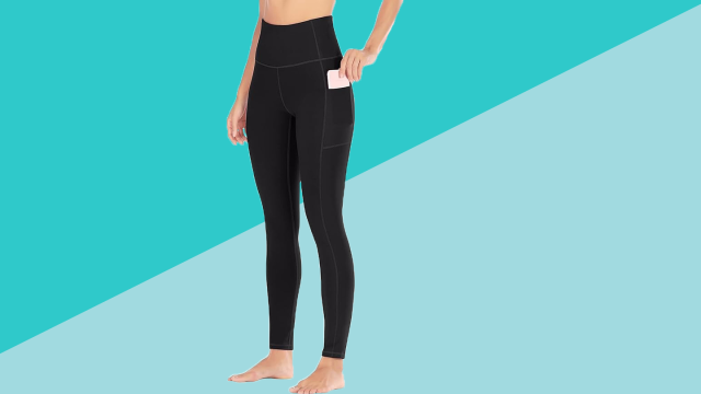 Ewedoos High Waist Yoga Pants with Pockets, Tummy Control Non-See-Through  Leggings