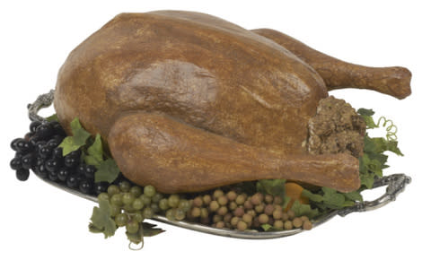 Isn't a stuffed turkey supposed to be a different color going in?