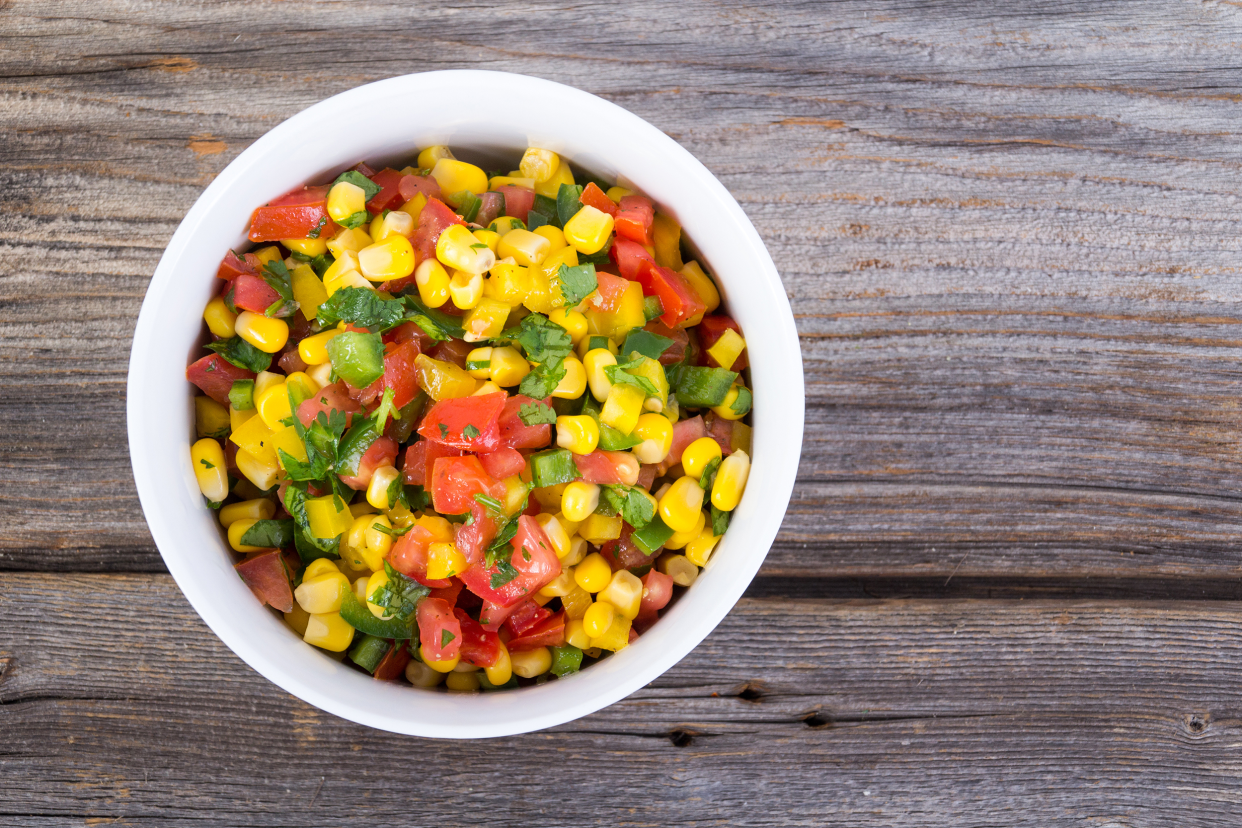 Grilled Corn Salsa