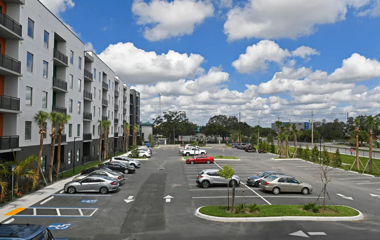 Lofts on Lemon, at 750 Cohen Way, brought 128 affordable apartments to downtown Sarasota.