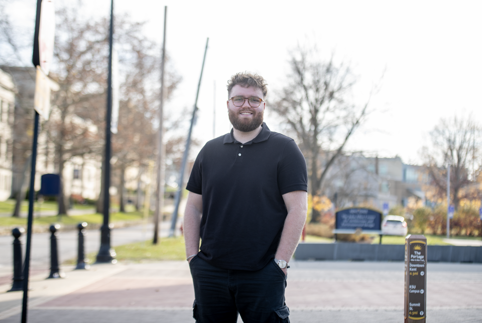 Spencer Forrest, co-founder of Jungle Juice hard punch, in Kent on Nov. 16.