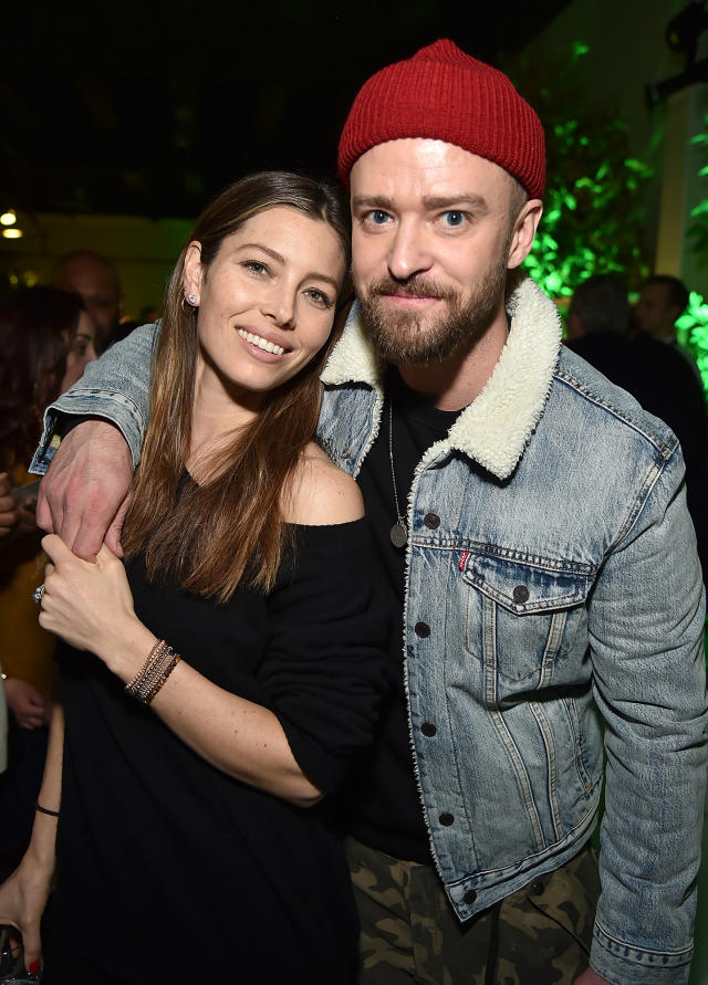 Justin Timberlake Is Nearly Tackled by Fan as He Enters Paris Fashion Week  Show With Jessica Biel: Pics