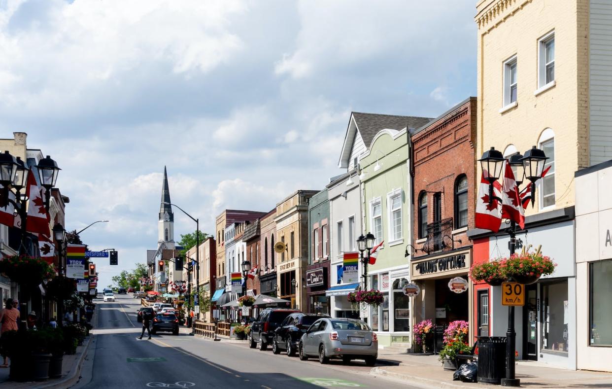 The historic Main Street in Newmarket, Ont. Main Street businesses are a crucial part of Canadian culture and the economy. (Shutterstock)