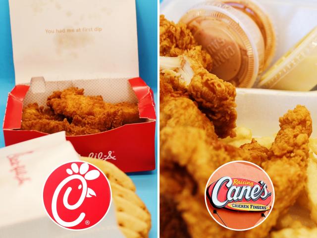 FIRST TIME Trying RAISING CANES Chick fil A vs Raising Canes FAST