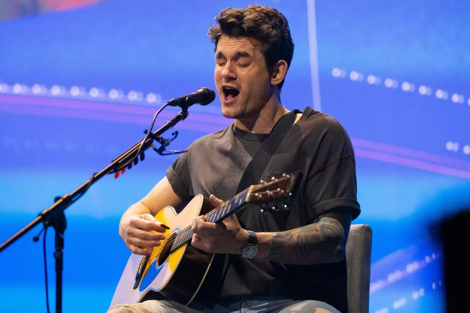 John Mayer opened his solo arena tour at the Prudential Center in Newark on Saturday, March 11.