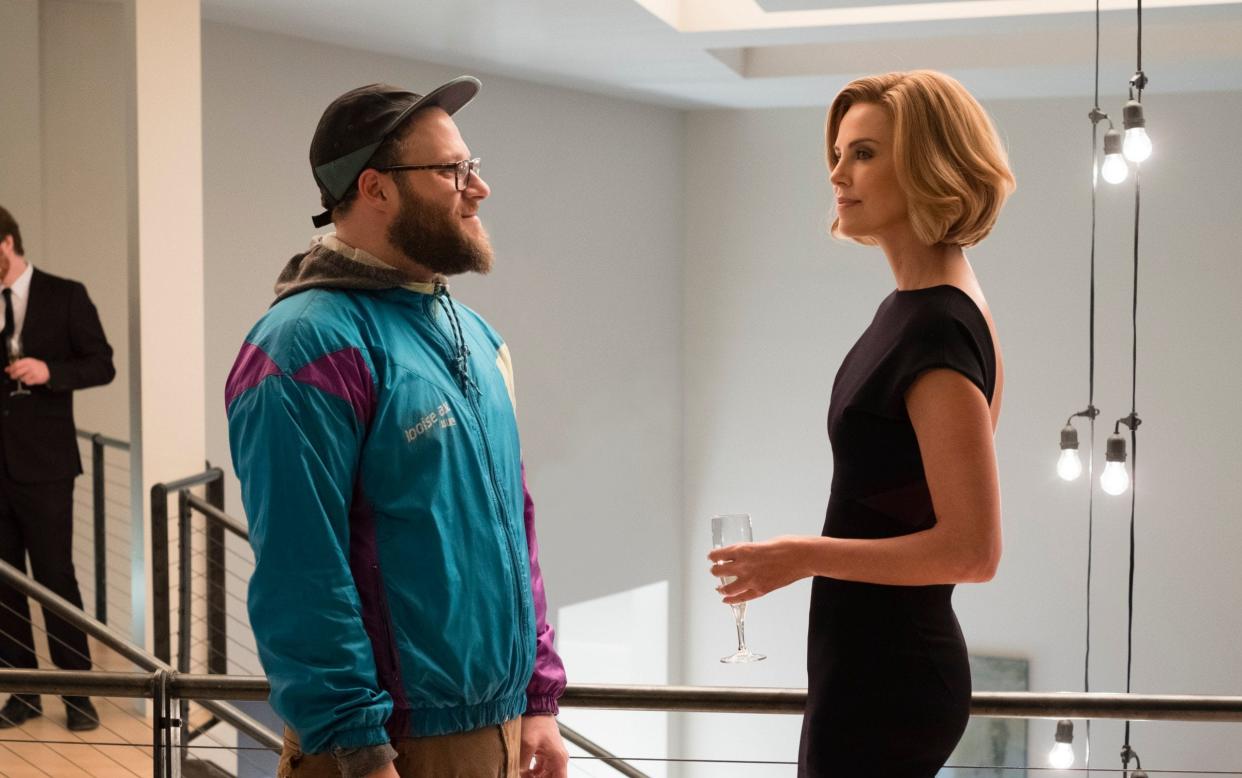 Seth Rogen and Charlize Theron star in Long Shot - Philippe Bosse