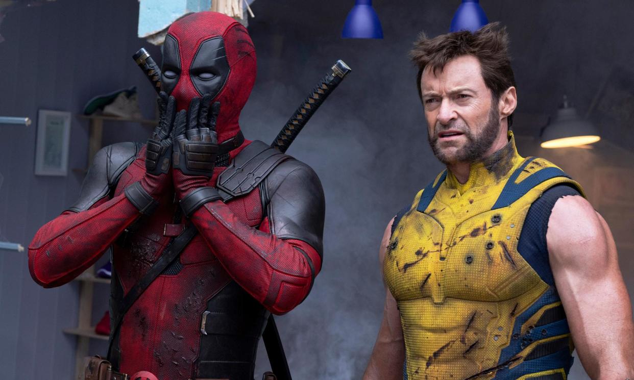 <span>Don’t look now … Deadpool & Wolverine.</span><span>Photograph: Jay Maidment/AP</span>