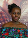 <p>At the New York premiere for <em>Loving</em>, Nyong’o wore a pretty side-braided puff. (Photo: Getty Images) </p>