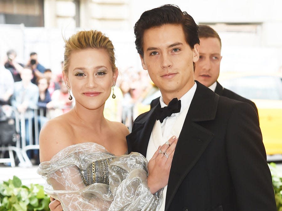 Lili Reinhart and Cole Sprouse at the Met Gala 2018