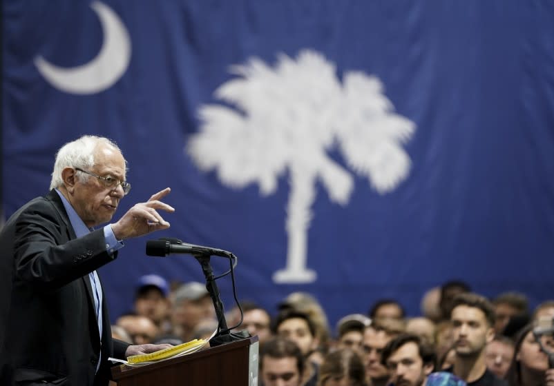 Bernie Sanders Rallies Supporters Across South Carolina Ahead Of Primary