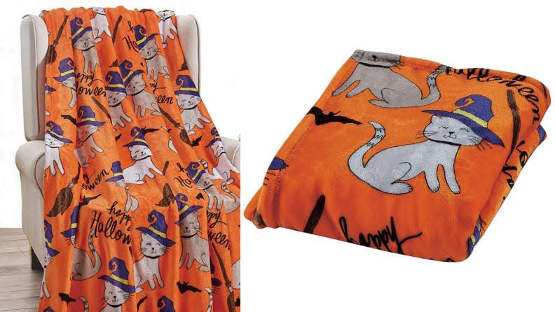 Snuggle up with this blanket next time you watch a scary movie.