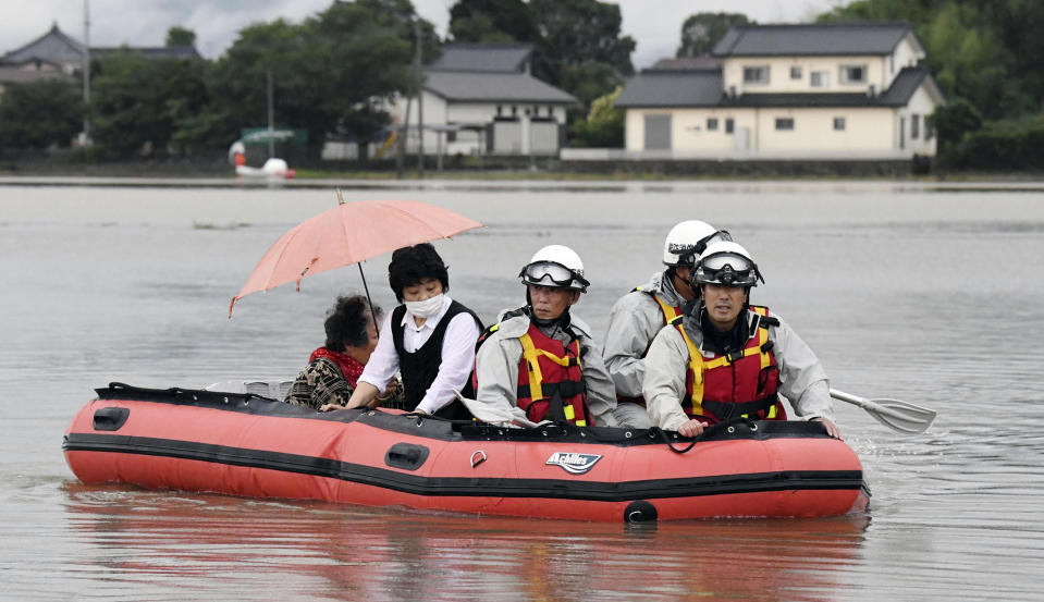 Residents are rescued