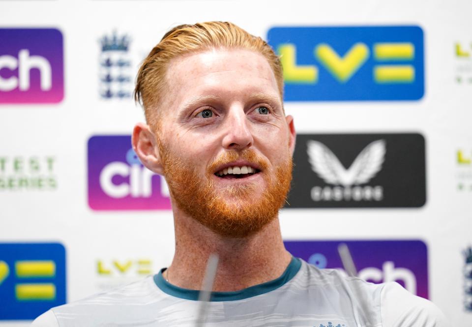 England captain Ben Stokes is gearing up for the first Test against South Africa (John Walton/PA). (PA Wire)