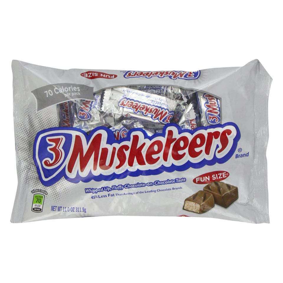 3 Musketeers Candy Bars, best halloween candy