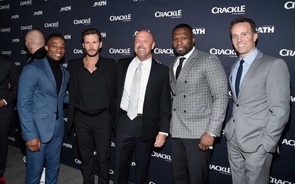 From the premiere of Crackle's 'The Oath' [Michael Tullberg/Getty Images]
