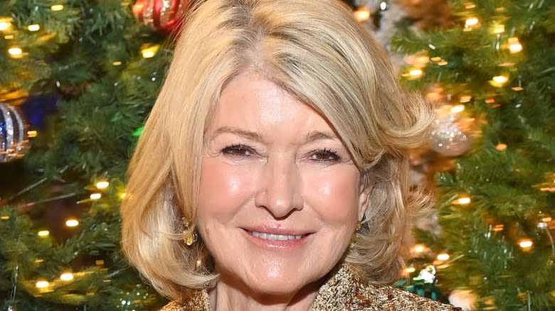 Close up of Martha Stewart