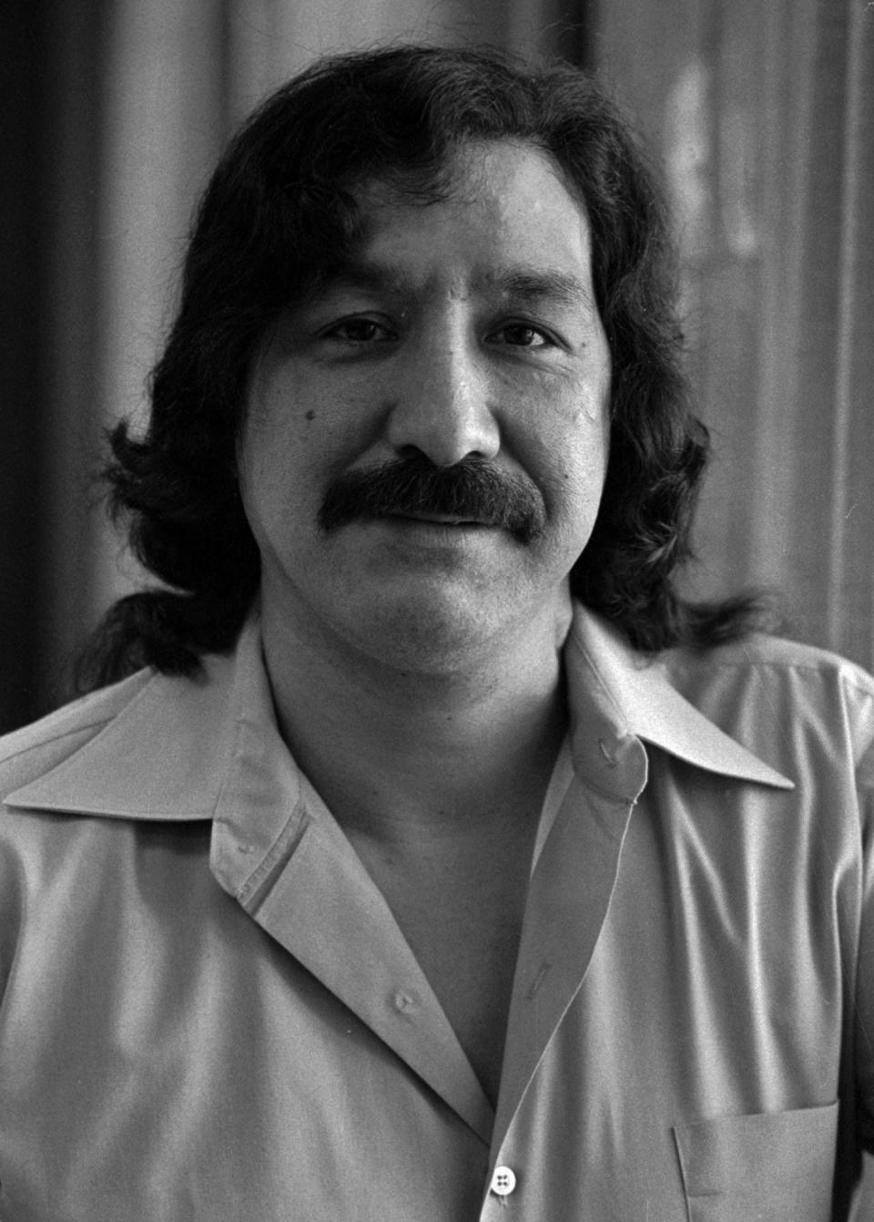 Leonard Peltier is shown in a February 1986 file photo.