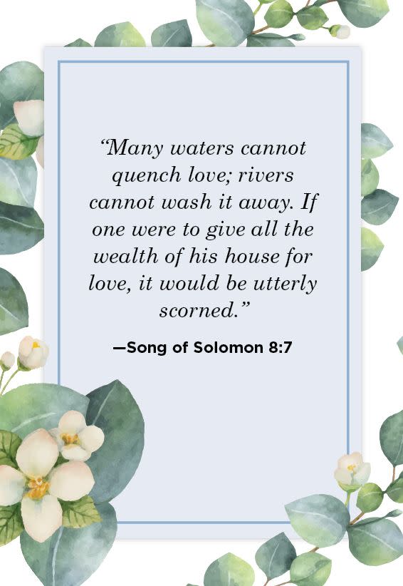 11) Song of Solomon 8:7