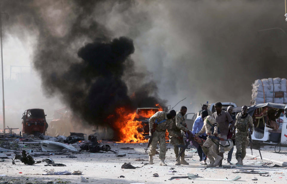 Deadly truck bombing in Mogadishu, Somalia