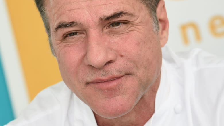 Michael Chiarello in chef's whites