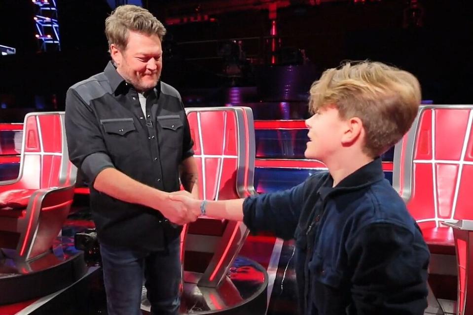 Carson Daly's Son Jackson Gets a Tour of The Voice Set From Blake Shelton: Watch