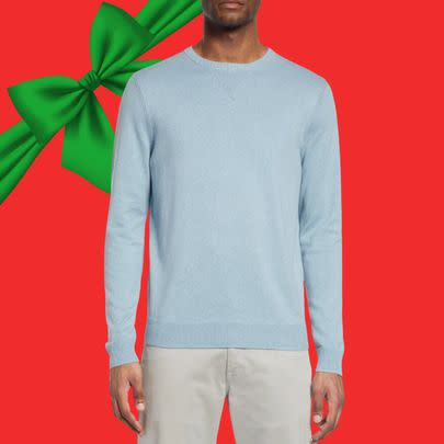 A Treasure & Bond cotton and cashmere crewneck sweater