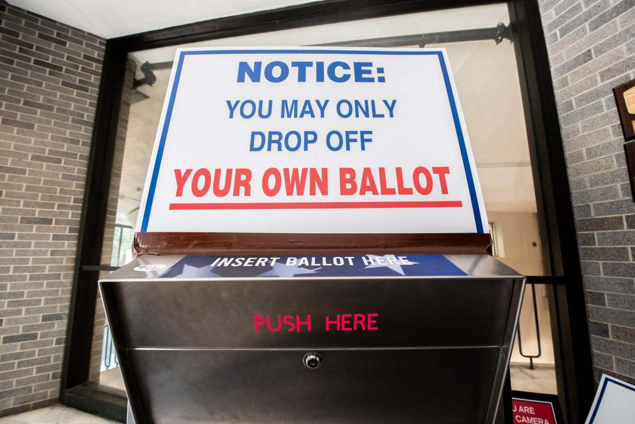 Three Ballot Drop Boxes at the Upper and Lower Bucks Government Service Centers and the County Administration Building will open October 16, 2023. The eight additional drop boxes, located at libraries around the county, will open the week of October 23, 2023.