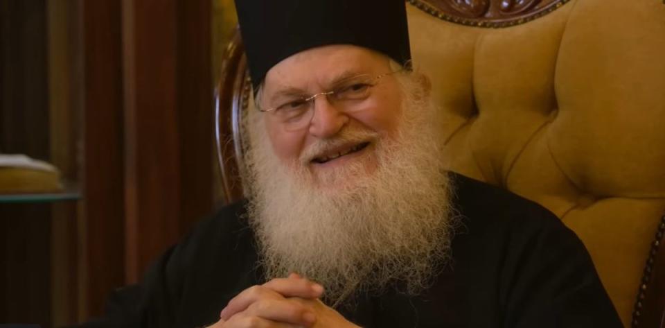 Elder Ephraim claims King Charles called him after his cancer diagnosis (Screengrab/ ΚΛΙΚ)