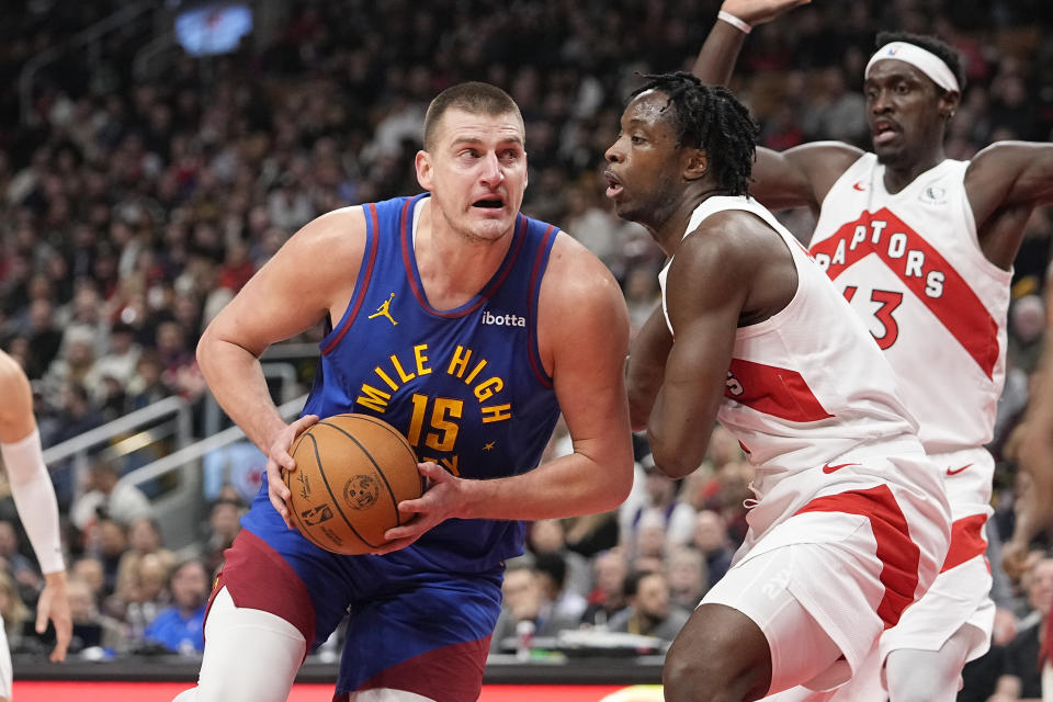 Denver Nuggets center Nikola Jokić needs complementary pieces in order to defend their NBA championship. (John E. Sokolowski/USA TODAY Sports)