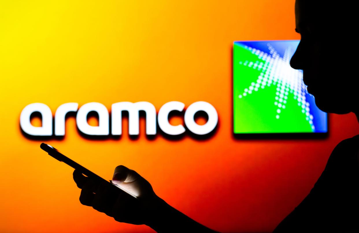 Illustration of Aramco logo